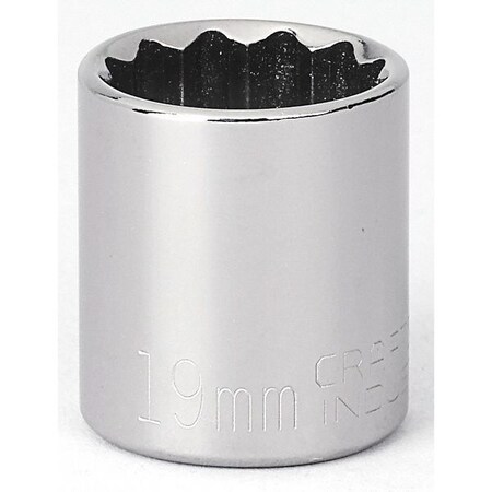 Craftsman Industrial 3/8" Drive, Spline Metric Socket, 12 Points 9-23140