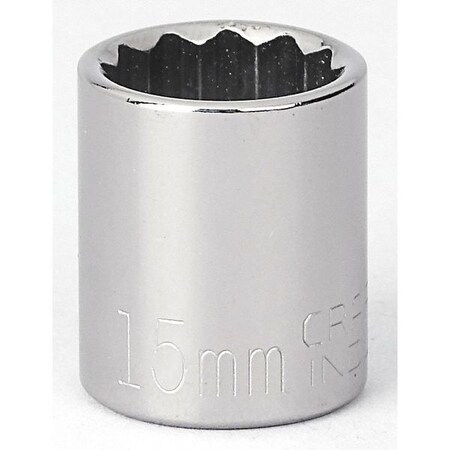 Craftsman Industrial 3/8" Drive, Spline Metric Socket, 12 Points 9-23137