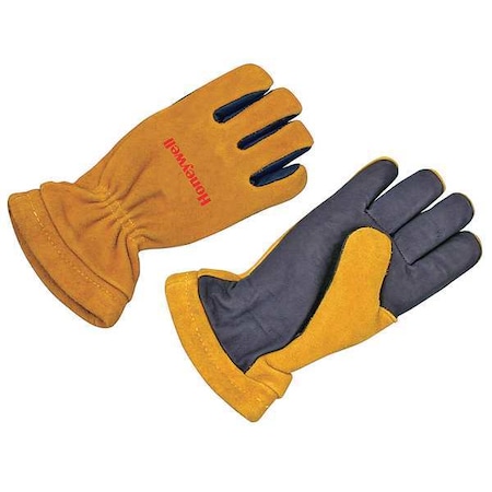 Honeywell Firefighters Gloves, M, Kangaroo, PR GL-9550-M