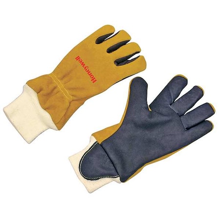 Honeywell Firefighters Gloves, XL, Kangaroo, PR GL-9500-XL