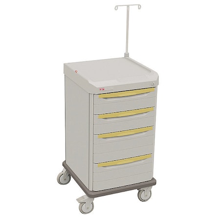 Metro Isolation Cart, Polymer, Light Taupe SXRSISO