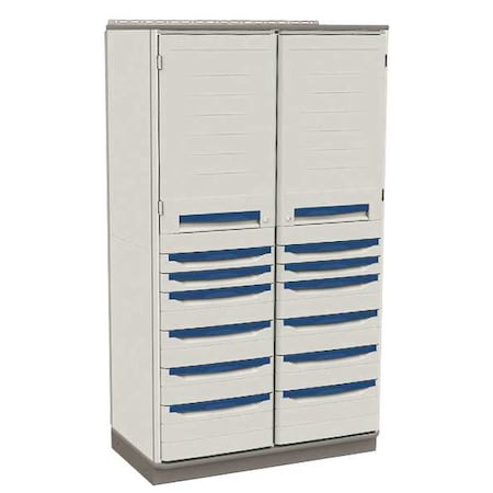 Metro Supply Cabinet, Polymer, 72-1/2" H, 41.3" W SXRD72TU2