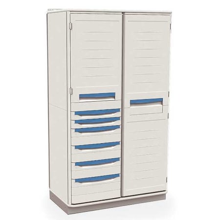 Metro Supply Cabinet, Polymer, 72-1/2" H, 41.3" W SXRD72TU3