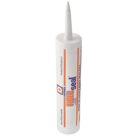 Ductmate Acrylic Latex Sealant, 10.5 oz, Cartridge, Gray, Acrylic Latex Base, FIBERseal GRFIBERSEALT