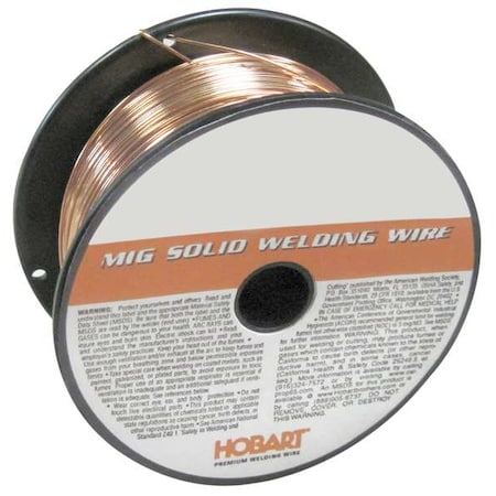 Hobart Filler Metals MIG Welding Wire, 70S3, 0.030, 2 lb 6ETK9
