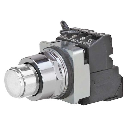 Siemens Illuminated Push Button, Extended, Momentary Action, Not Applicable Release, Illuminated, White 52PT6GBAB