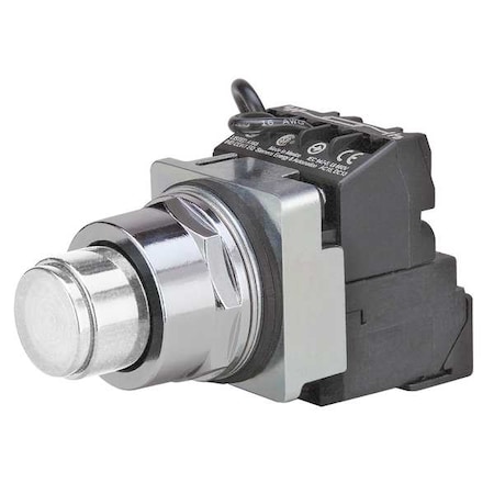 Siemens Illuminated Push Button, Extended, Momentary Action, Not Applicable Release, Illuminated, White 52PT6DBAB