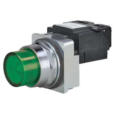 Siemens Pilot Light Complete, Incand, 120V, 30mm, GR 52PL4G3