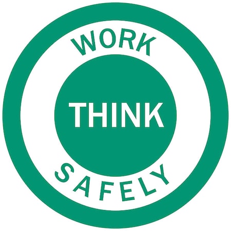 Brady Hard Hat Emblem Label, English, PK4, 45331 45331