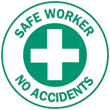 Brady Hard Hat Emblem Label, English, PK4, 49577 49577