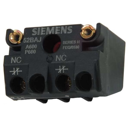 Siemens Contact Block, 1NC, 30mm 52BAJ