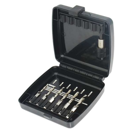 Zoro Select Drill/Tap/Countersink Set, SAE, 6 Pc 6EXL3