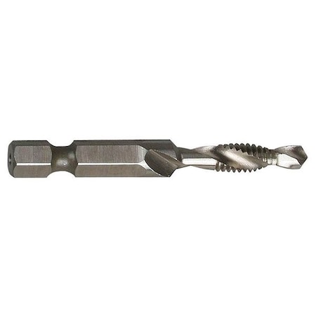 Zoro Select Drill/Tap/Countersink Bit, 12-24x2-1/4 L 6EXN1