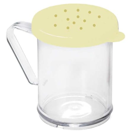 Tablecraft Dredge, 10 oz, Yellow Top, PK12 166D