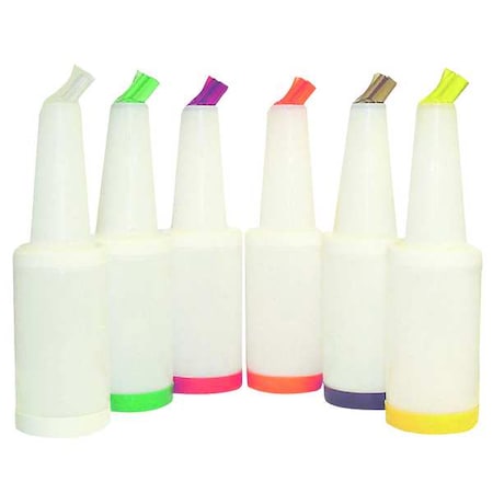 Tablecraft Twelve-Piece, Quart Assorted Colors, PK12 8032A