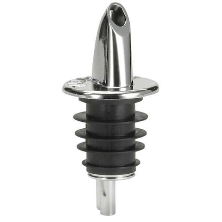 Tablecraft Twelve-Piece Pourer Set Free Flow Chrome Plated, PK12 670