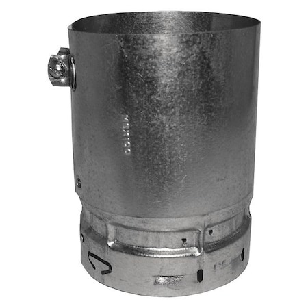 Ameri-Vent Male Vent Adapter, 4" Dia., 6" L 4EUA-M
