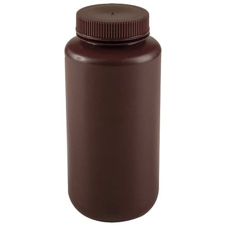 LAB SAFETY SUPPLY Bottle, 60 mL, 2 Oz, Wide Mouth, PK12 6FAN5