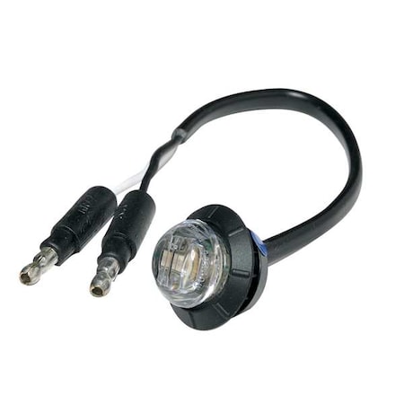 Maxxima Courtesy Light, 3/4In, LED, Blue, Clear Lens M09300BCL