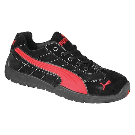 Puma Safety Shoes Athletic Work Shoes, Stl, Mn, 5, Blk, PR 642635-05
