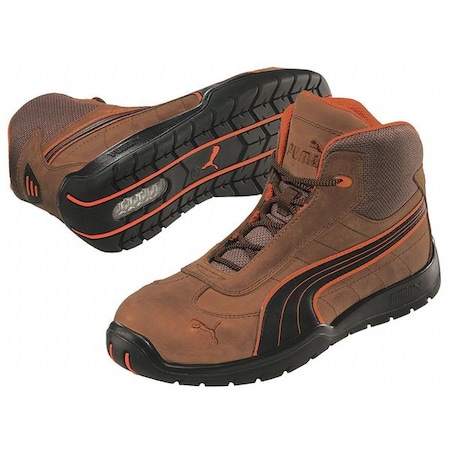 Puma Safety Shoes Size 13 Men's Athletic High-Top Steel Athletic Work Boots 632185-13