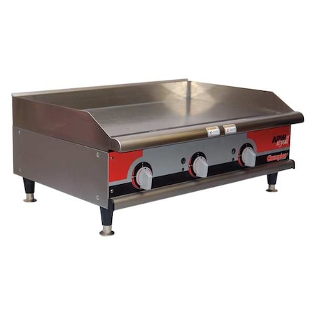 Apw Wyott 26-3/4" x 36" x 15-1/2 Manual Gas Griddle GGM-36S
