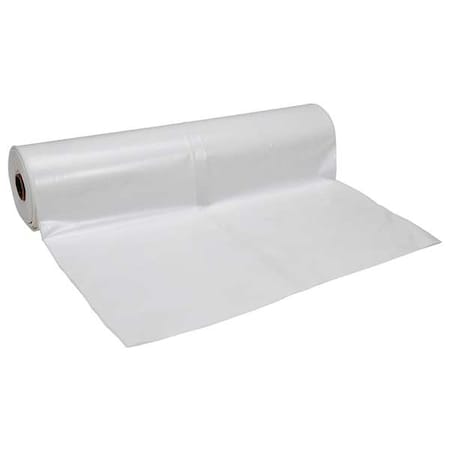 POLAR PLASTICS Construction Film, 6x100, 4 mil, White W64