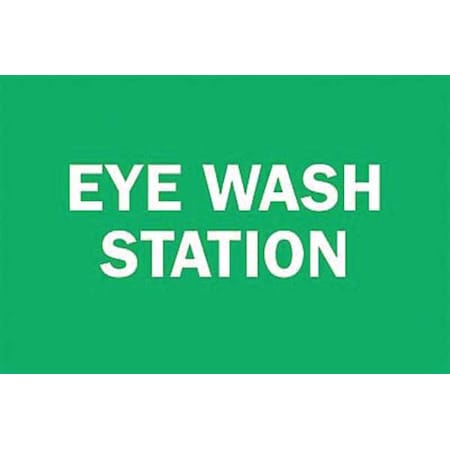 Brady Eye Wash Station., 14" W x 10" H, Rectangle, Aluminum, 122349 122349