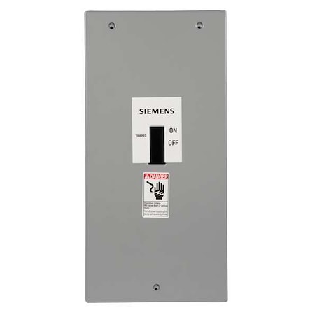 Siemens Circuit Breaker Enclosure, E2N, 3 Spaces, 100A, Main Circuit Breaker E2N1F