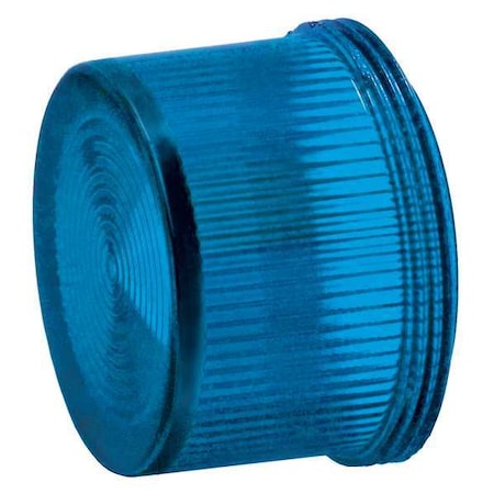 Siemens Pilot Light Lens, 30mm, Blue, Plastic, PK5 52RA4S5