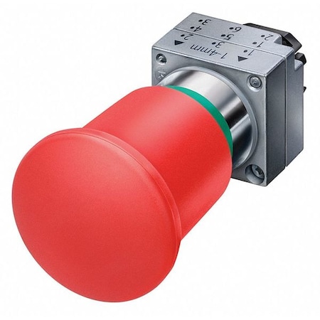 Siemens Push Button operator, 22mm, Red 3SB35001TA20