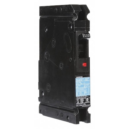 Siemens Molded Case Circuit Breaker, ED4 Series, 110A, 1 Pole, 120/277V AC, 22kA at 277V AC ED41B110