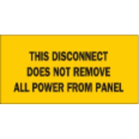 Brady Security Sign, 2 1/4 in Height, 4 1/2 in Width, Polyester, Rectangle, English 88320