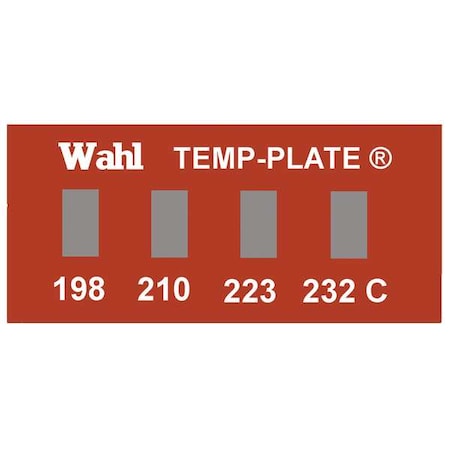 Wahl Temp Indicator, Strip, Red, 10PK 101-4-199C