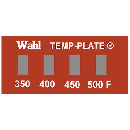 Wahl Temp Indicator, Strip, Red, 10PK 101-4-351F