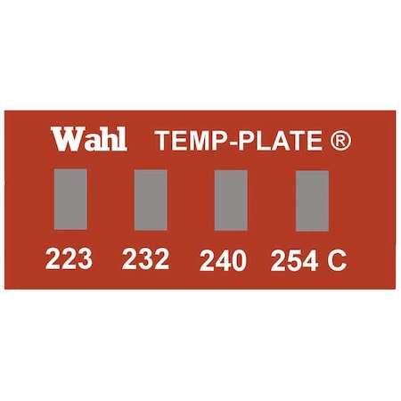 Wahl Temp Indicator, Strip, Red, 10PK 101-4-223C