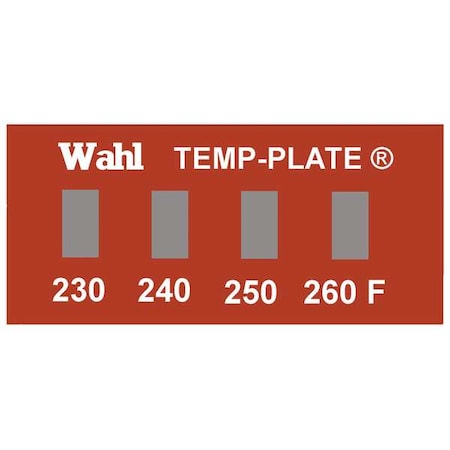 Wahl Temp Indicator, Strip, Red, 10PK 101-4-230F