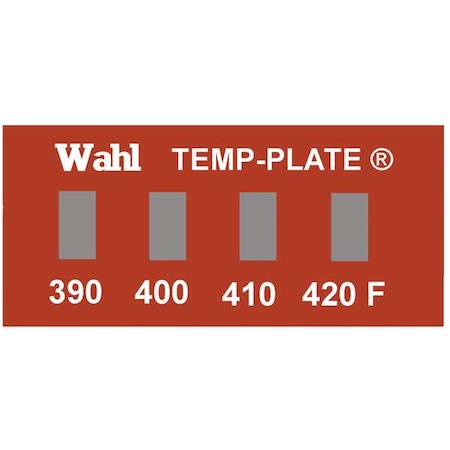 Wahl Temp Indicator, Strip, Red, 10PK 101-4-390F