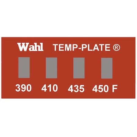 Wahl Temp Indicator, Strip, Red, 10PK 101-4-391F