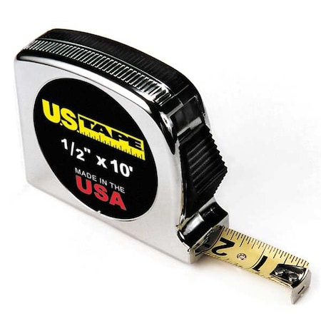 Us Tape 10 ft Tape Measures, 1/2 in Blade 56705