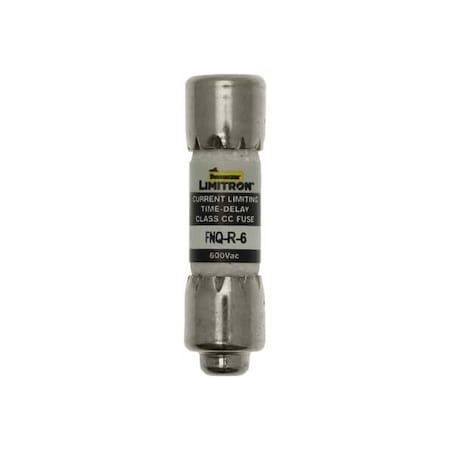 Eaton Bussmann CC Class, Time-Delay, 6A, 600V AC, Non-Indicating FNQ-R-6