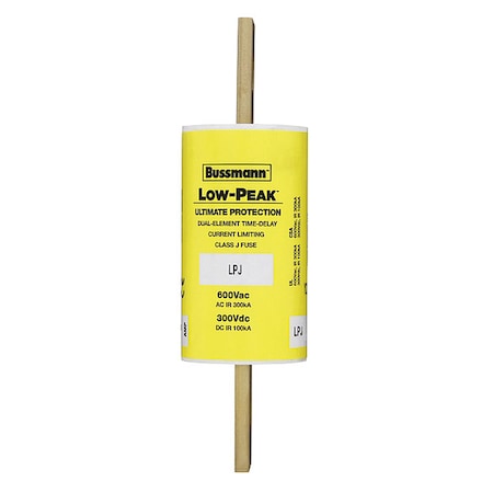 Eaton Bussmann UL Class Fuse, J Class, Time-Delay, 125A, 600V AC, Non-Indicating LPJ-125SP