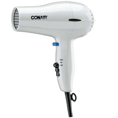 Conair Hairdryer, Handheld, White, 1600 Watts 047W