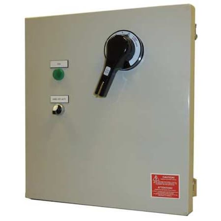 Hoffman Combo Soft Starter, 10/30HP, 40A, HOA DS6-C4040HPT