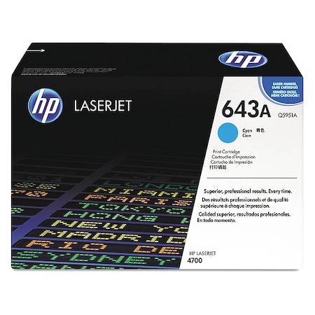 Hp Toner Cartridge, Cyan Q5951A