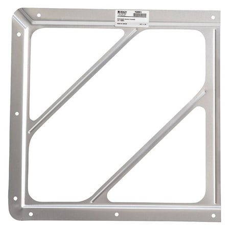 Brady Vehicle Placard Holder, Aluminum, 10 3/4 in W x 10 3/4 in H 76988