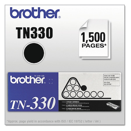 Brother Brother TN330 Original Toner Cartridge - Laser - 1500 Pages - Black - 1 Each TN330