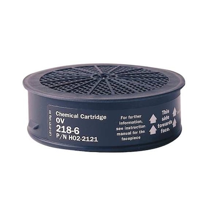 Sundstrom Safety Cartridge, Black, Push to Connect, Sundstrom Respirators SR 218-6