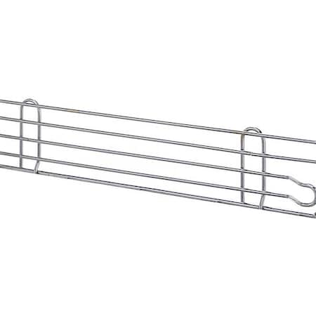 Metro Stackable Shelf Ledge, 1"D x 36"W x 4"H, Silver L36N-4S