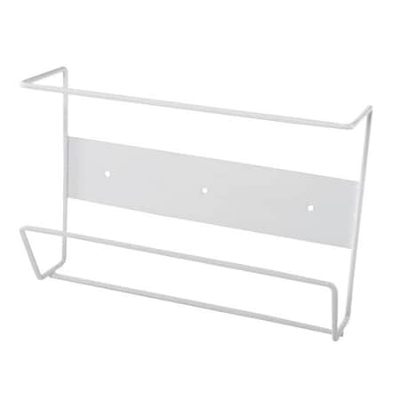 Zoro Select Glove Dispenser, Enamel Coated Steel Wire, Holds (1) Box , White , 7-1/4"H x 11"W x 3-1/2"D 6GKY0